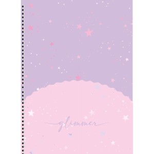 Caderno 10x1 Cp.dura Colegial Glimmer 160f-109763-23296