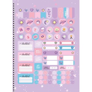 Caderno 10x1 Cp.dura Colegial Glimmer 160f-109763-35515