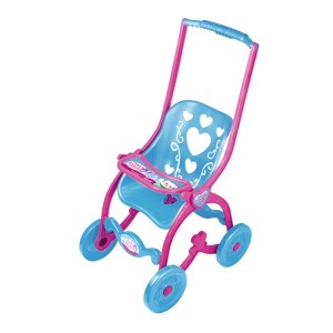 Brinquedo infantil baby car princess azul com rosa desmontado brinquemix - bcp13010-BCP13010-69058