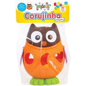 Brinquedo Educativo Corujinha Com Cubos-111998-94277