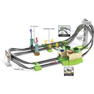 Hot Wheels Pista Personagem Mario Kart Circuito De Corrida-079888-16019