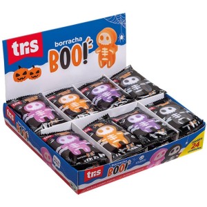 Borracha Decorada Tris Boo! 4cores-110256-85953