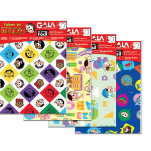 Kit Presente Fácil Turma Da Mônica Na Solapa 1 Kit Com 40un 43x59cm-792385-962