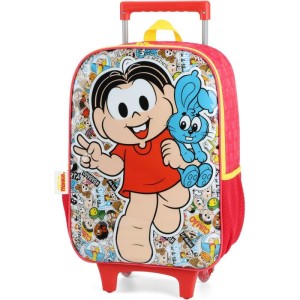 Mochila Infantil Com Rodinha T. Da Monica G Vermelha-107064-19918