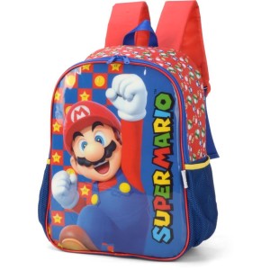 Mochila Infantil Super Mario Bros G Vermelha-107068-19587