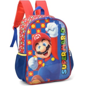 Mochila Infantil Super Mario Bros G Vermelha-107068-23635