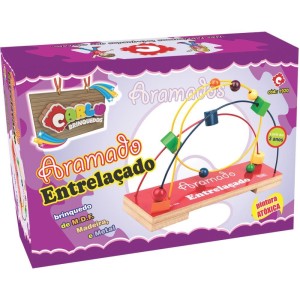 Brinquedo Pedagogico Aramado Entrelacado 11pecas-112708-34298