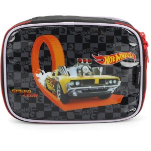 Estojo Tecido Box Hot Wheels G 1ziper Preto-107102-31172