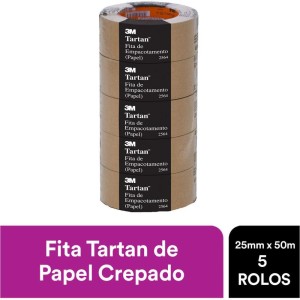 Fita Para Empacotamento Papel Crepado 2564 25mmx50m.-106049-18662