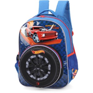 Mochila Infantil Hot Wheels G Azul-107097-74499