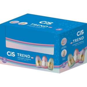 Apontador Com Deposito Cis Trend C/borracha 6 Cores-111604-57351