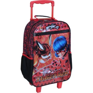 Mochila Infantil Com Rodinha Miraculous Easy G Vm-109034-25705