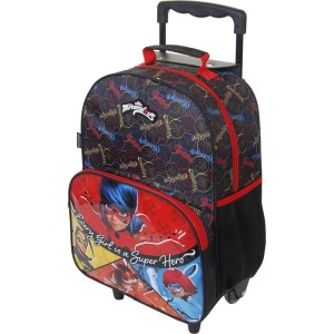 Mochila Infantil Com Rodinha Miraculous Max G-109030-52855