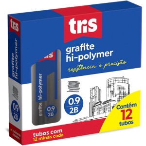 Grafite 0.9mm Tris 2b 12tubosx12minas-110249-42477