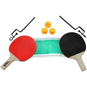 Raquete Para Ping Pong Kit C/ Raquete+3bolas+rede-057185-72758