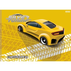 Caderno Desenho Univ Capa Dura Silver Tuning 48f Costurado-111875-95466