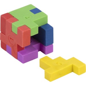 Borracha Decorada Tetris Cubo 6 Em 1-110003-38986