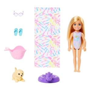 Barbie Family Chelsea Div No Toboga De Agua-112727-98901