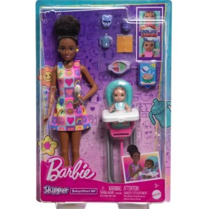 Barbie Family Skipper C/bebe Vest. Arco Iris-112815-51149