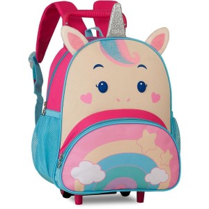 Mochila Infantil Com Rodinha Clio Pets Petit Unicor.33,2c S-108818-57177