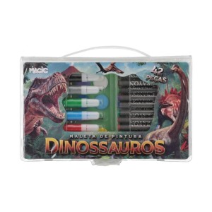 Maleta Para Pintura Dinossauros 42 Pecas-111860-74135