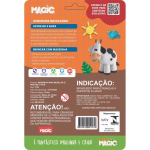 Massa Para Modelar Criativa Animais 11pcs Molde E Brinque-111872-29705