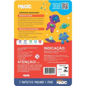 Massa Para Modelar Criativa Formas 11pcs Molde E Brinque-111871-26816