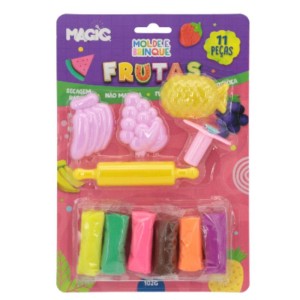 Massa Para Modelar Criativa Frutas 11pcs Molde E Brinque-111873-51964