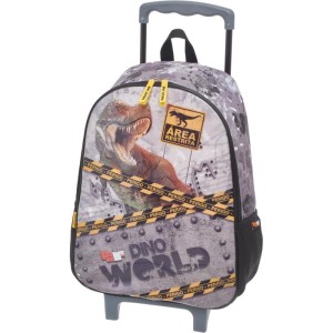 Mochila Infantil Com Rodinha Pack Me Dino World-109930-11382