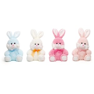 Coelhos De Pascoa Pelucia C/laco Voal (s)-102917-73023