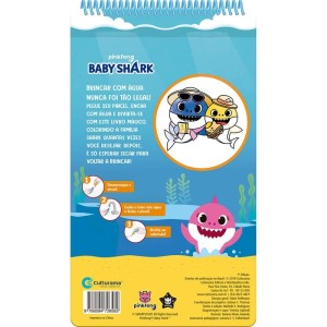 Livro Aquabook Baby Shark 24,5x14cm 10pgs-082607-15692