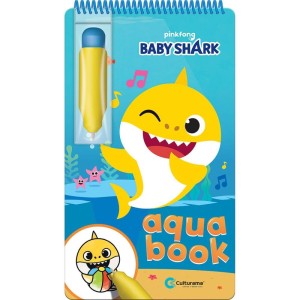 Livro Aquabook Baby Shark 24,5x14cm 10pgs-082607-28475