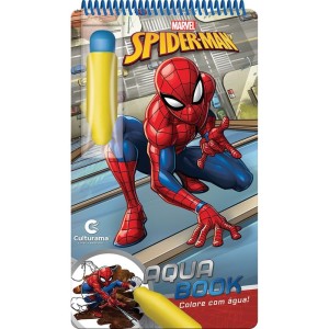 Livro Aquabook Homem Aranha 24,5x14cm 10pgs-082605-40686