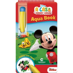 Livro Aquabook Mickey 24,5x14cm 10pgs-074865-21553