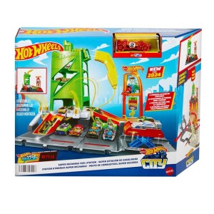 Hot Wheels Pista City Conjunto Posto De Recarga-112722-52952