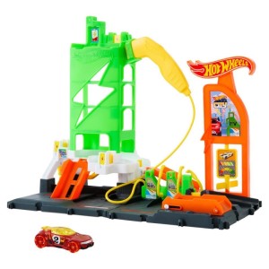 Hot Wheels Pista City Conjunto Posto De Recarga-112722-57406