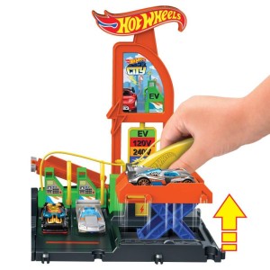 Hot Wheels Pista City Conjunto Posto De Recarga-112722-77193