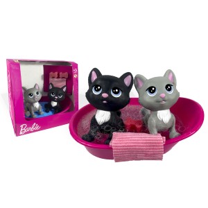 Mini Pets Da Barbie - Hora Do Banho - Mini Gata-1298-627-65236