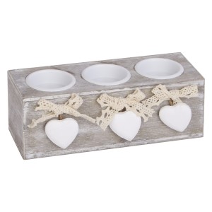 Castical Decorado Para 3 Velas 18x6,5cm-840662