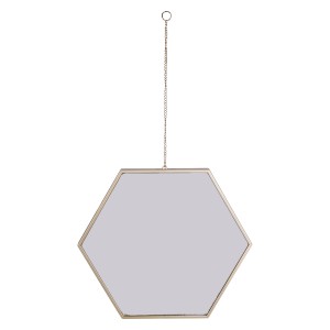 Espelho Cordao Sextavado 25x25cm-840685