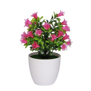 Flor Artificial C/vaso Plastico 20cm-840596