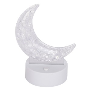 Luminaria Cristal Lua/estrela A Bateria Com-840566