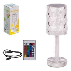 Luminaria De Mesa Cristal Butter 25x8,5cm-839842