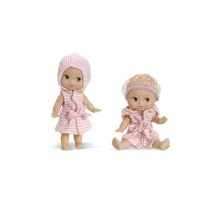 Mini doll - little mommy - hora do banho - mattel- 1019-1019-39368