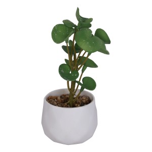 Planta Artificial Com Vaso Plástico 14cm