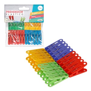 Prendedor Plast C/20pcs-839828