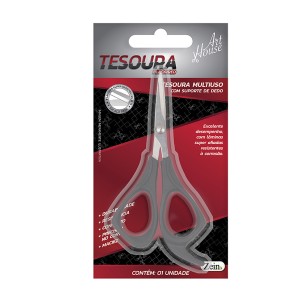 Tesoura Multiuso C/suporte Dedo-839460