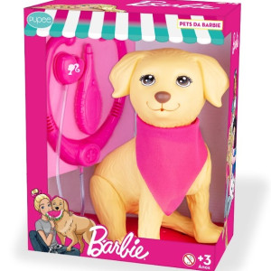 Cachorro Barbie Taffy Com Kit Vet 23cm-1250-522