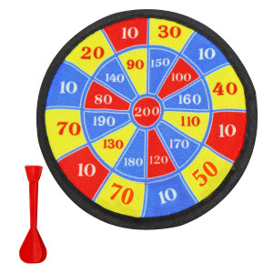 Jogo De Dardos Com Velcro E Alvo 18cm-839302-24413