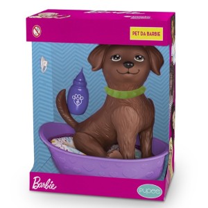 Cachorro Dj Da Barbie 23cm Com Acessórios Para Cuidar-1266-44426